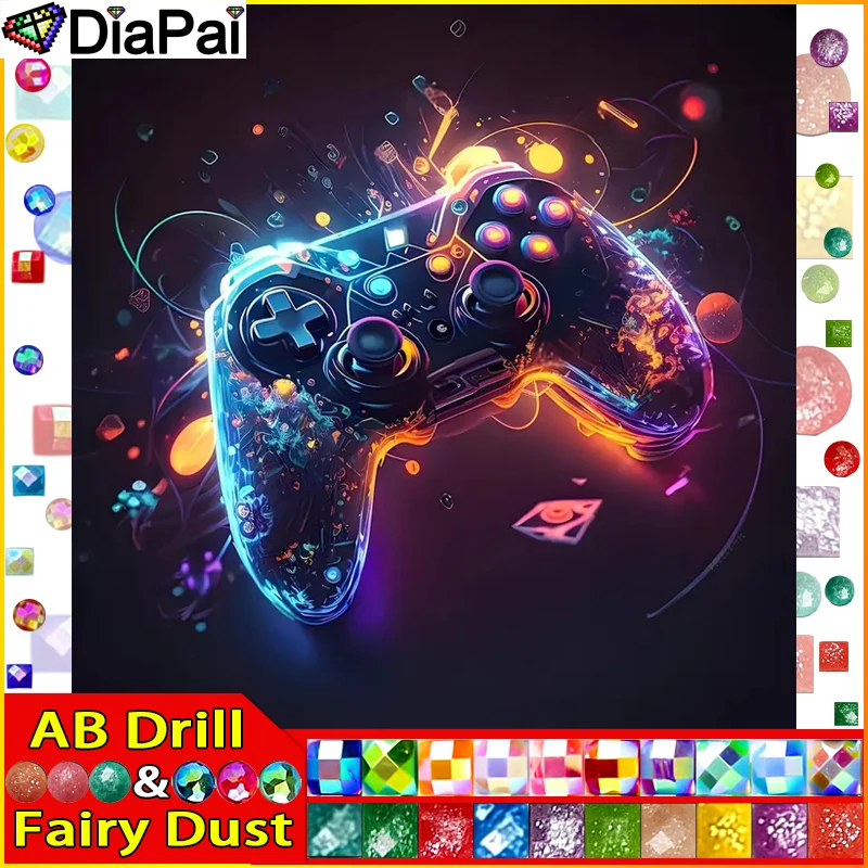 

DIAPAI Fairy Dust AB полная алмазная вышивка "пейзаж Playstation" алмазная живопись узоры горный хрусталь незавершенный домашний декор