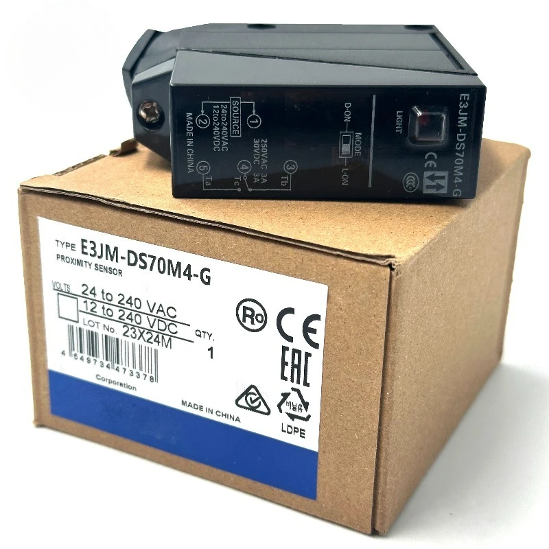 Brand-new Original PLC Controller Is Suitable for E3JM-DS70M4-G the Photoelectric Sensor Switch Industrial PLC Programming