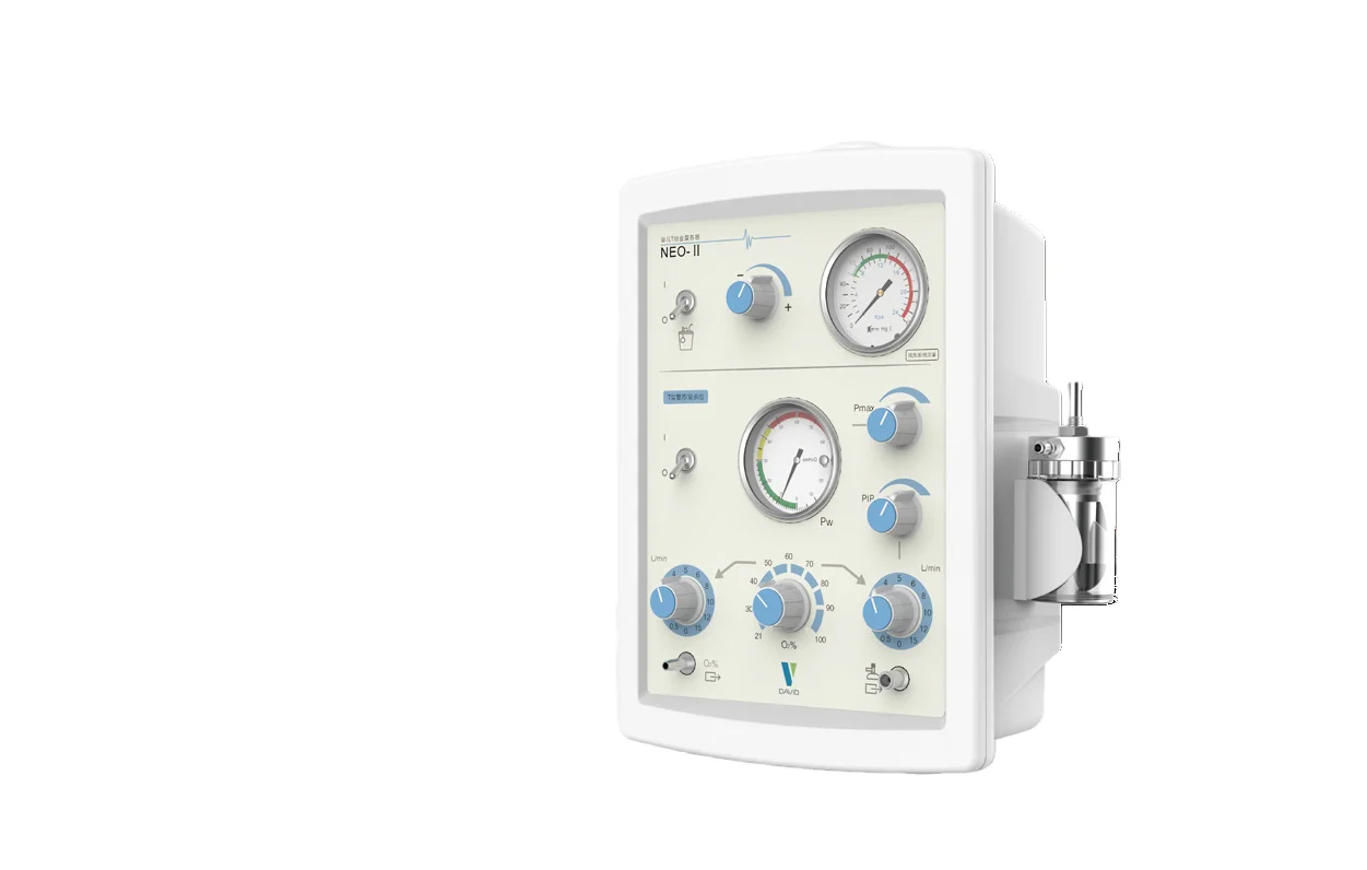Newborn Emergency Medical Supplies T-type Oxygen Resuscitator Flow 5-15 L/min