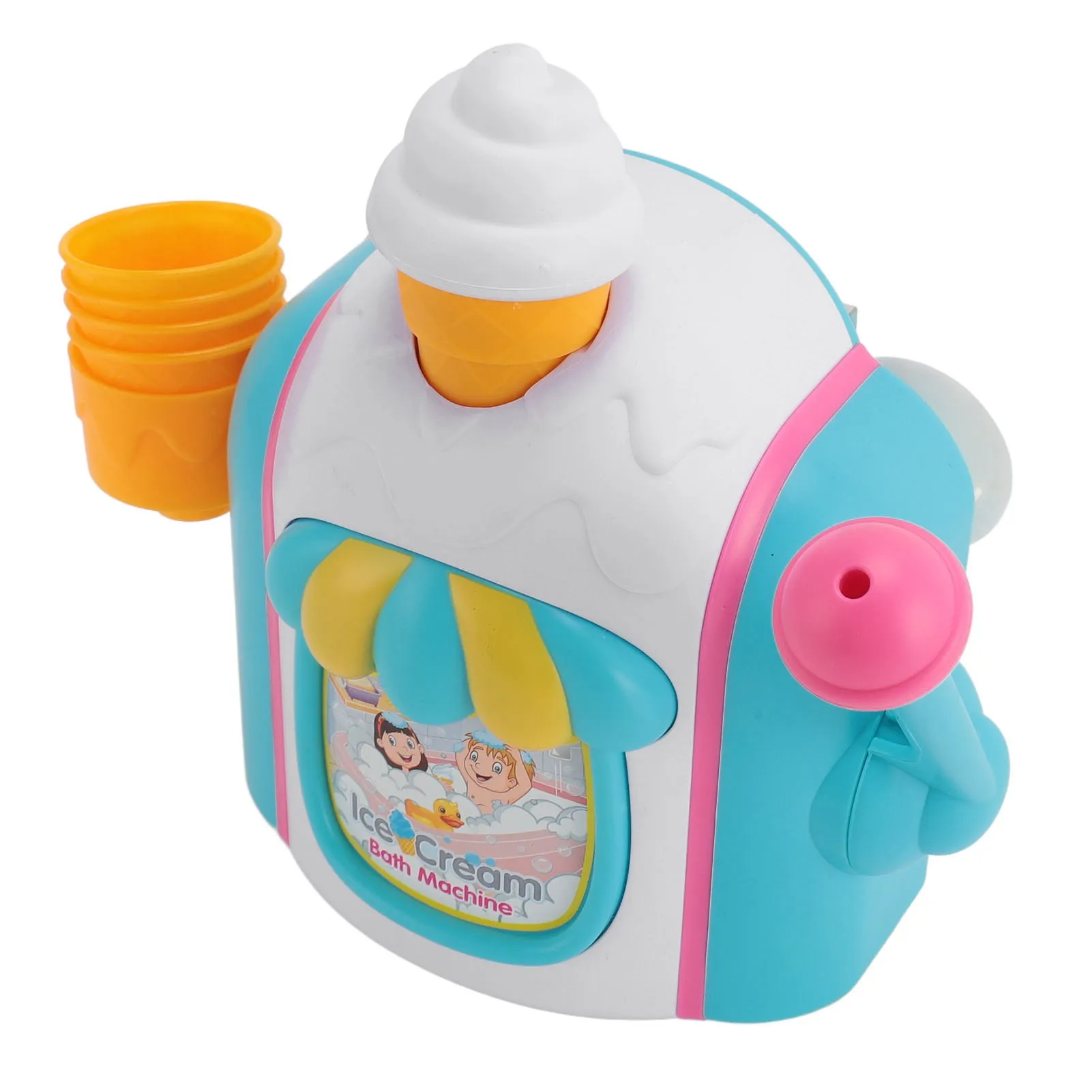 클리어런스 딜 목욕 거품 아이스크림 메이커 거품 아이스크림 메이커 폼 놀이 아이스크림 장난감 어린이 욕실 물놀이 장난감