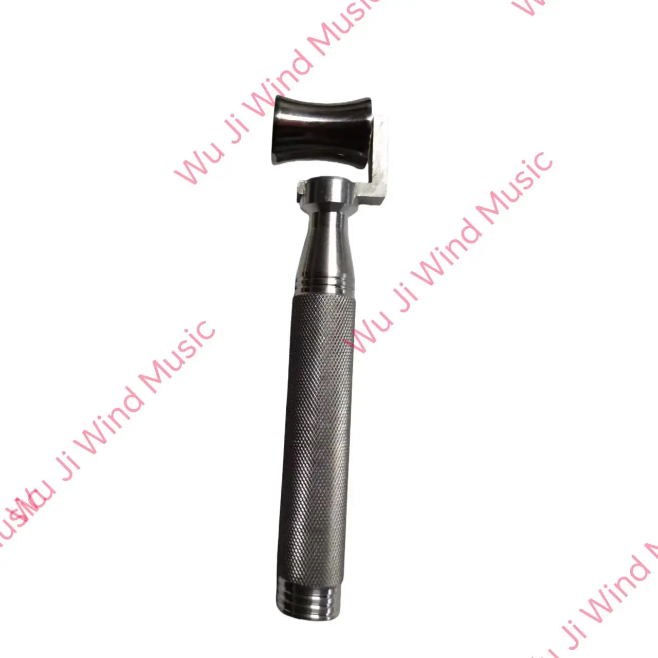 Strumento per la riparazione di strumenti, strumento per strumenti in ottone, quattro rulli (manico in argento)