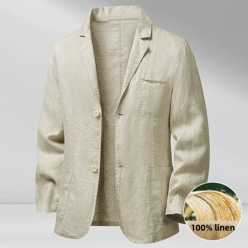 

Новый мужской пиджак из 100% льна для весны и лета 2026: легкий, дышащий, для бизнеса и отдыха