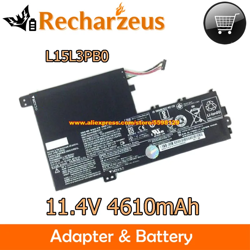 11.4V 4610mAh Battery L15L3PB0 5B10Q39205 L15M3PB0 For Lenovo Ideapad 320S-14 330S-14IKB Flex 4-1480 Flex 4-1570 Yoga 510-14isk