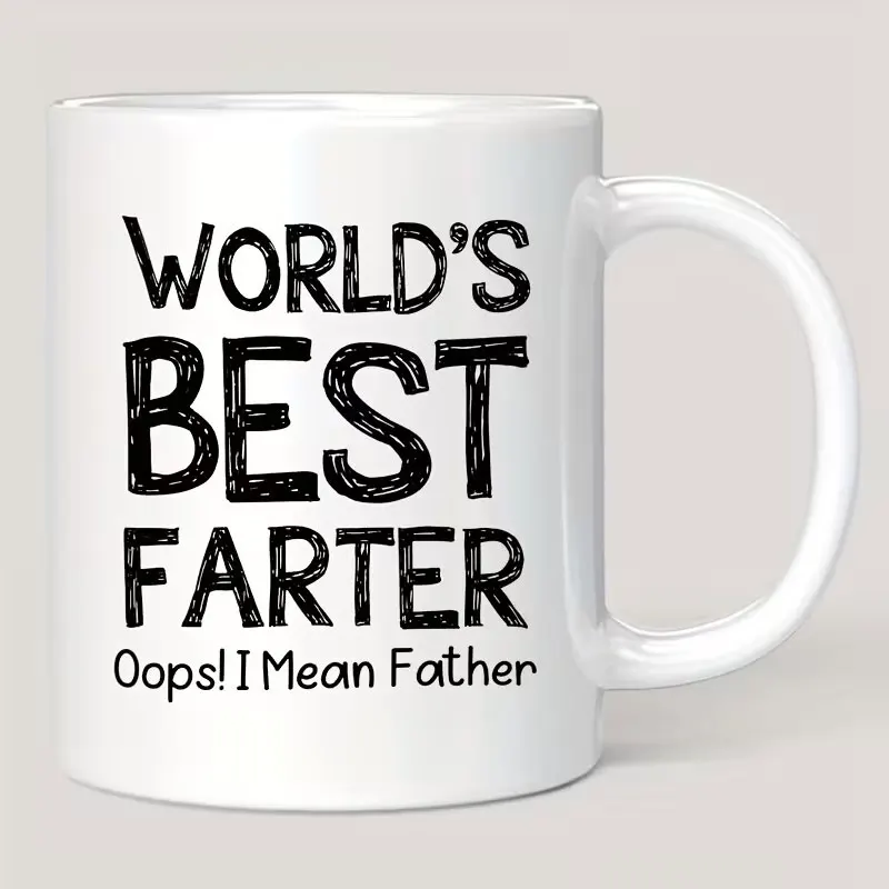 C'est la meilleure tasse à café humoristique au monde pour un papa fier – un cadeau en céramique de la part de sa fille à son père, un cadeau de Noël et d'anniversaire – une tasse originale et amusante pour papa, grand-père, beau-père, père-épouse.
