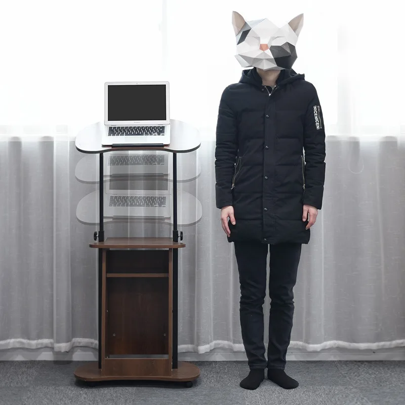 Lifting computer desk, standing removable sofa side table