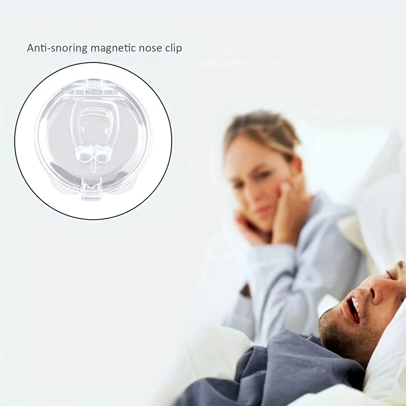 Magnetic Anti Snoring Nasal Dilator Stop Snore Nose Clip Device Easy Breathe Improve Sleeping for Men/Women