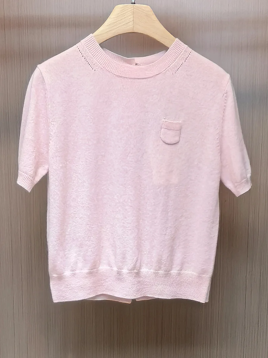 Ele round Ne ort Sve вязаный открытый кардиган женский модный осенний Новое поступление облегающий шерстяной женский топ