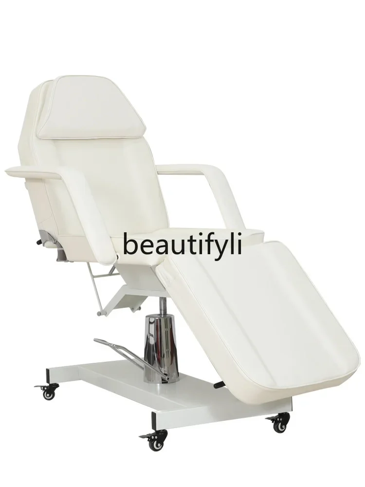 

Hydraulic lifting beauty bed, special medical beauty bed for beauty salons, multi-functional folding tattoo bed