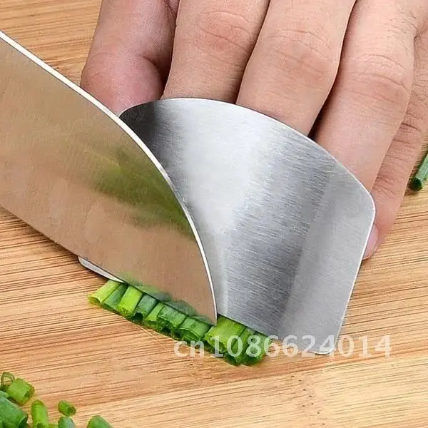 Steel Finger Protector Kitchen Tool Hand Stainless Safe Guard Slice Cut Knife