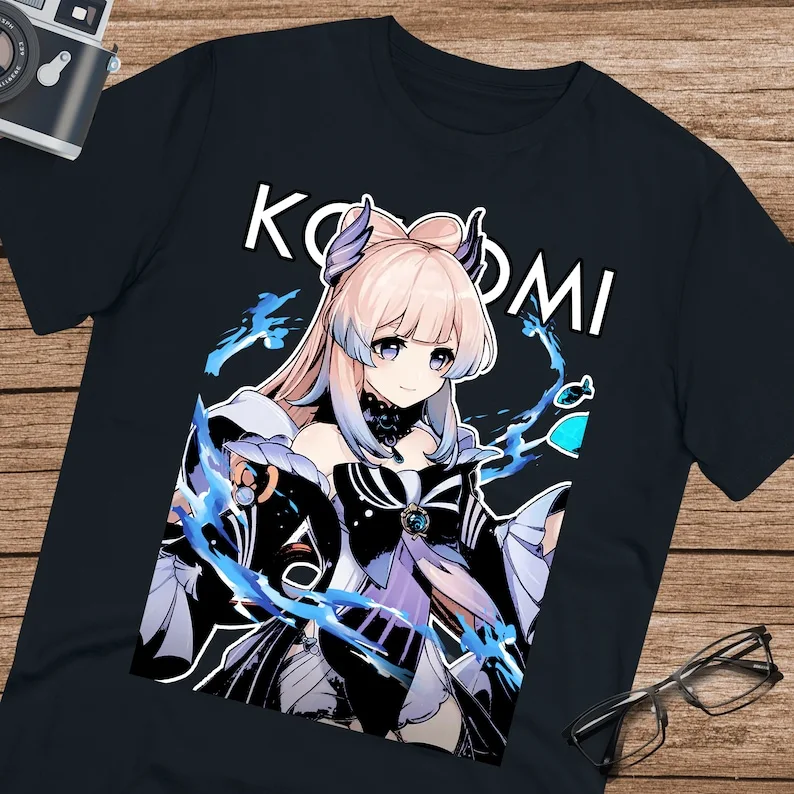 Kokomi Genshin Impact Shirt Sangonomiya Kokomi Fan-made Waifu Shirt Unisex Ultra Cotton Tee