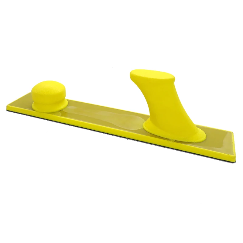 70X390Mm Hook และ Loop Sanding Block EVA โฟมขัดสำหรับพื้นผิวโค้ง Auto ไม้ mental