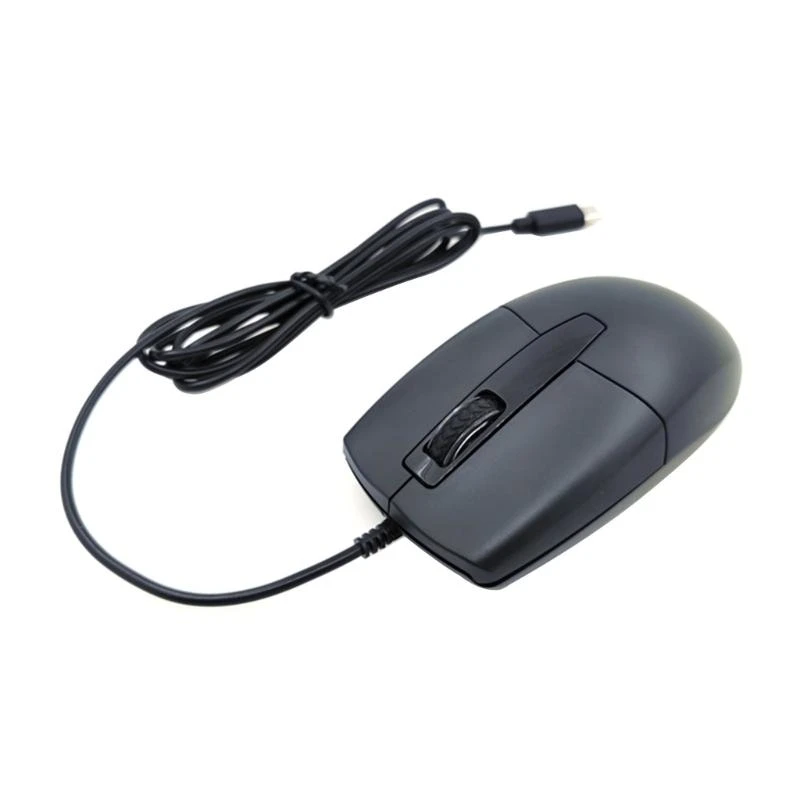652F USB Type C Mouse Sensitive for Laptops, Cellphones Tablets Long Cord 1.5m