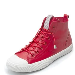ZXRYXGS New 2026 High Quality Soft Cowhide Rhinestones Sneaker Fashion Boots Flat Comfortable Women Casual Sneakers Trendy Shoes