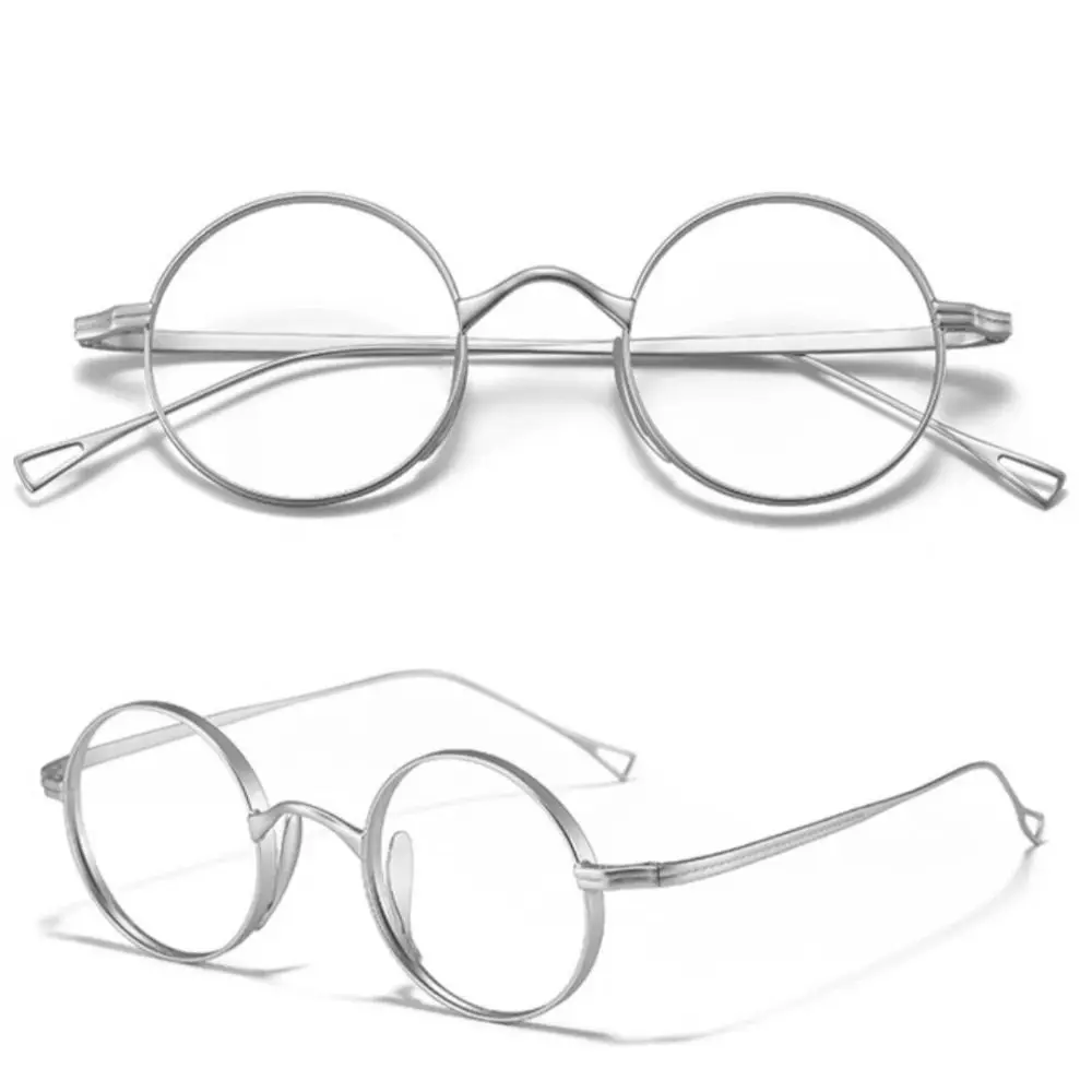New Pure Glasses Frame Oval Shape Simple Design Eyeglasses Frames Retro Classic Eye Decoration