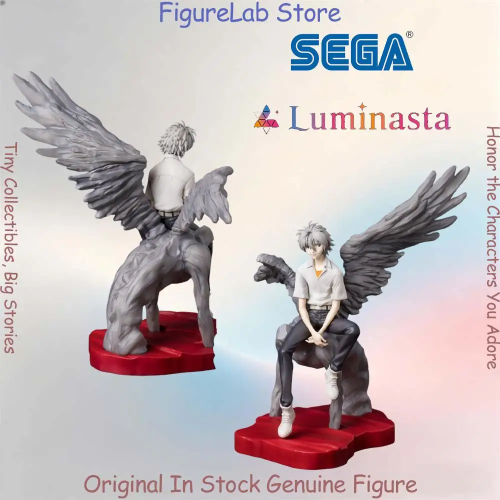 Official Genuine In Stock Sega Luminasta Kaworu Nagisa Figure Anime Neon Genesis Evangelion Model Boxed Toy