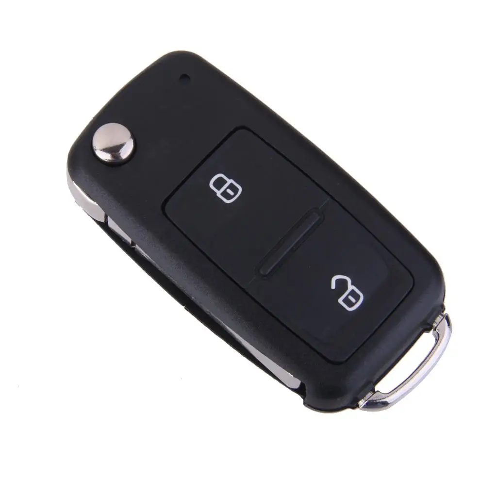 Plastic Key Shell 2 Button Key Fob Case Replacement for VW Transporter T5 Golf Housing