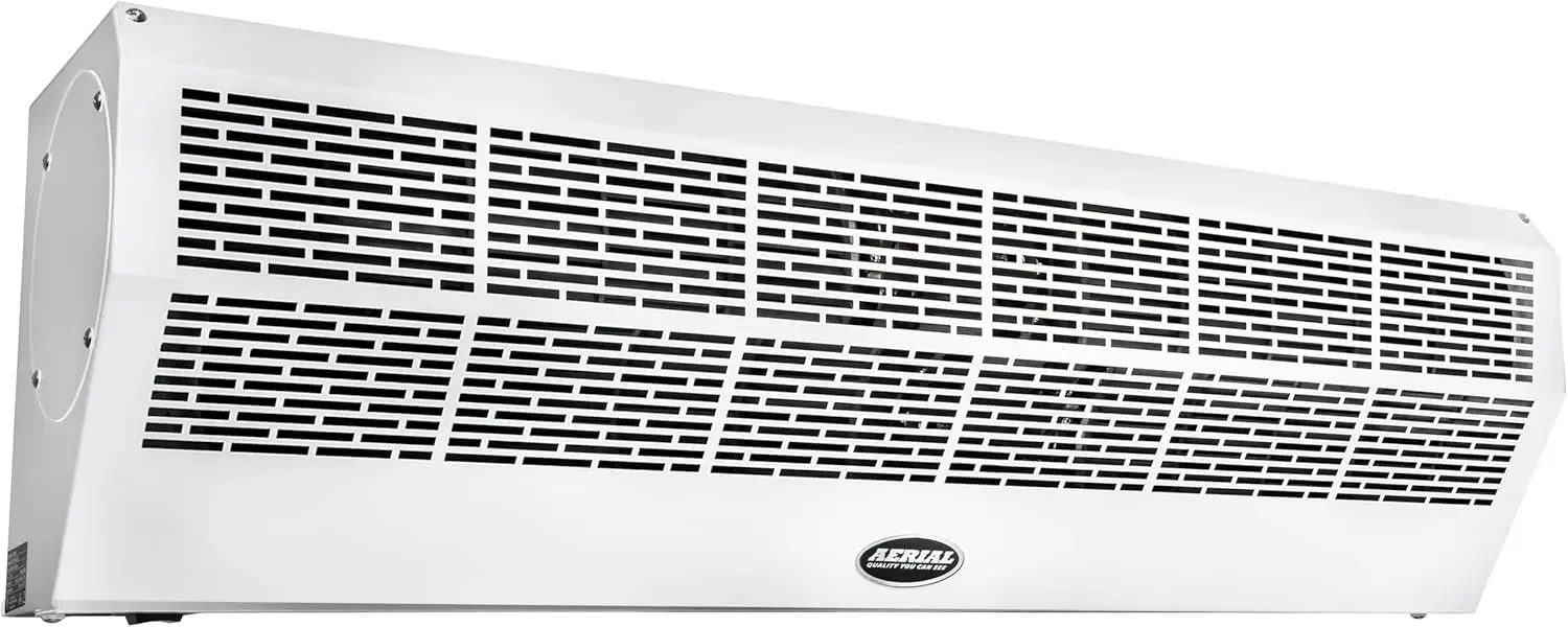 Mounted Air Curtain Fan - White 36 Inch Air Door  UL Certified Heavy Duty  Commercial Super Power Indoor Over