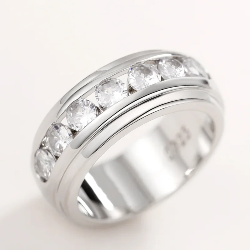 

CAOSHI стильное серебристое кольцо на палец, женские обручальные кольца, Блестящие кристаллы, аксессуары для помолвки, церемонии, невременный подарок