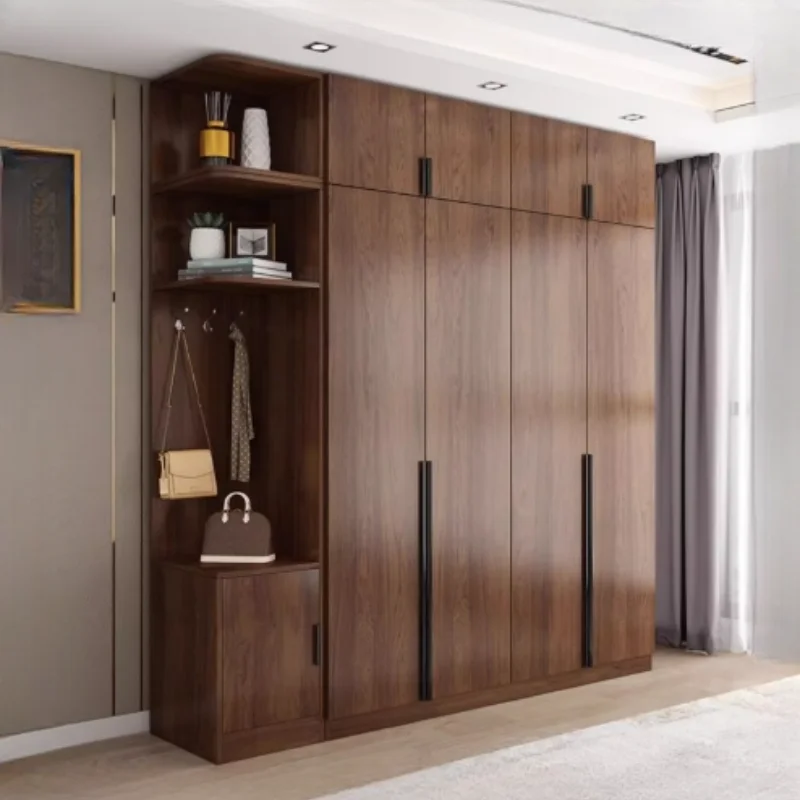 

Bedroom Manmade Board Wardrobe Nordic Multilayer Open Closets Room Wardrobes Storage Cabinet Rangement Chambre Furniture