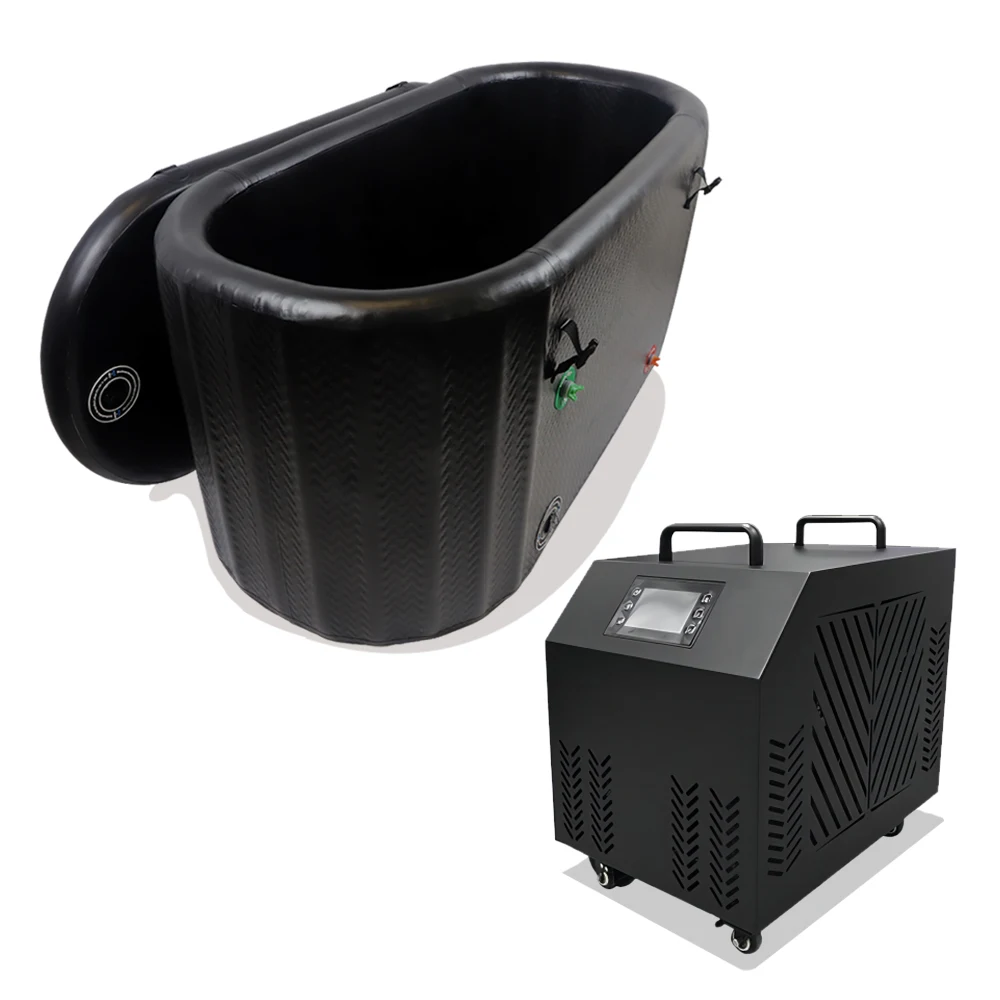 Inflatable Ice Bath Tub Cold Bath Bathtub Pool Drop Stitch Portable Pvc Folding Cold Plunge Home Spa