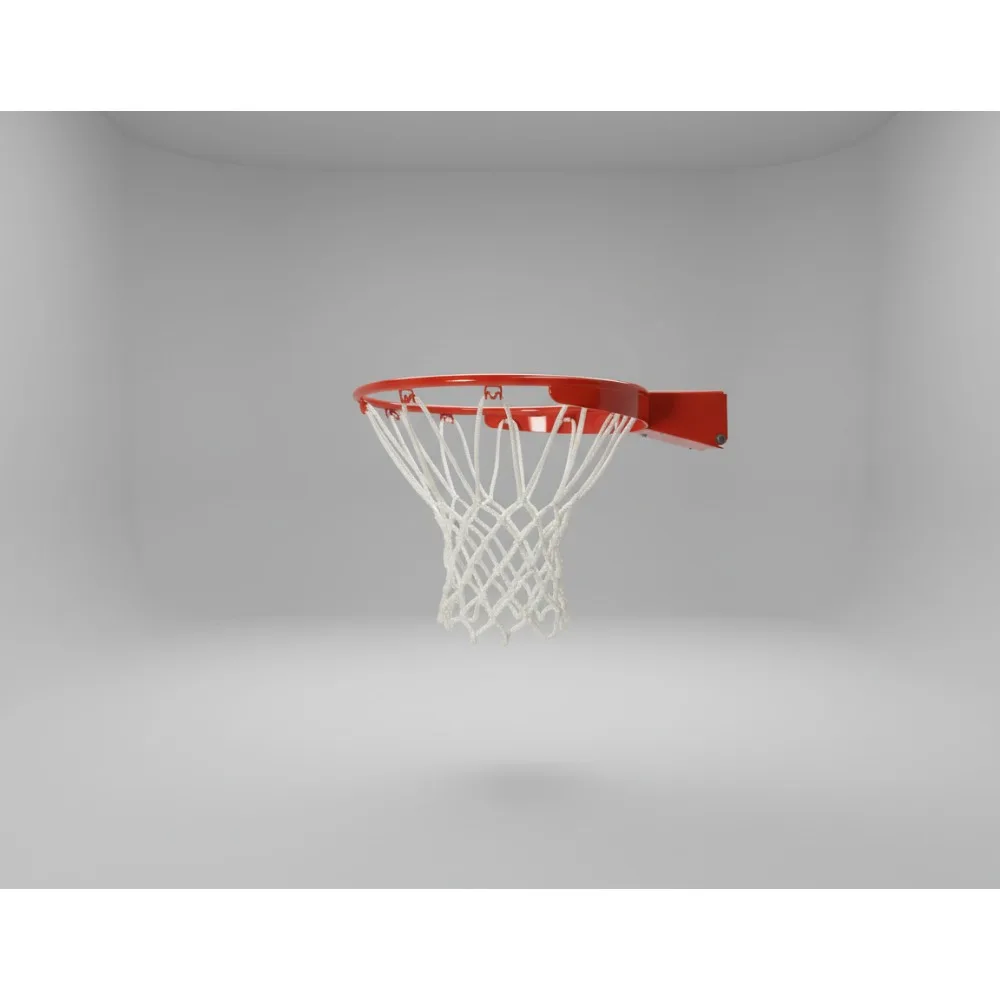 Professional 18 Inch Basketball Hoop with Slam-Proof Steel Rim, Double Spring Action for Outdoor Courts & Driveways
