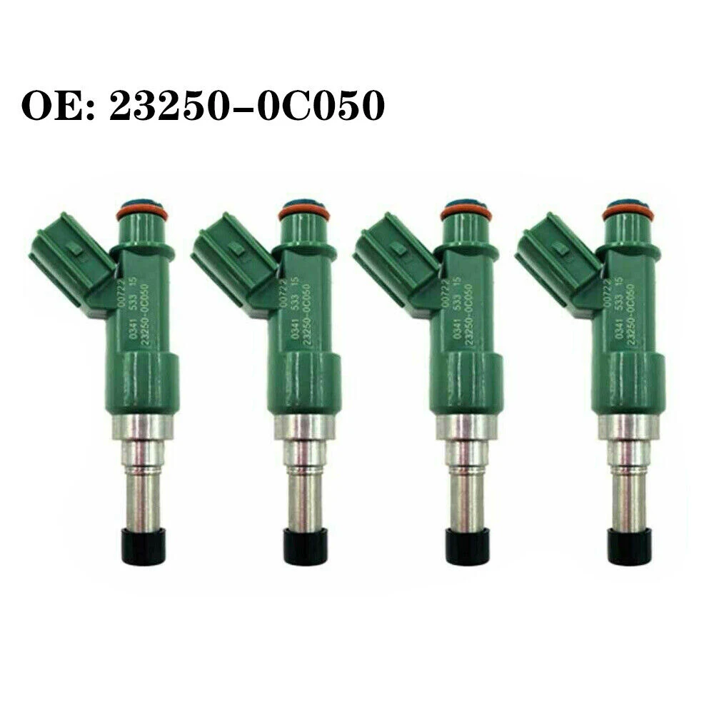 

4pcs 23250-0C050 Fuel Injectors Nozzle for Toyota Hilux Vigo 2TR Car-styling HIACE LAND CRUISER PRADO COASTER 232500C050