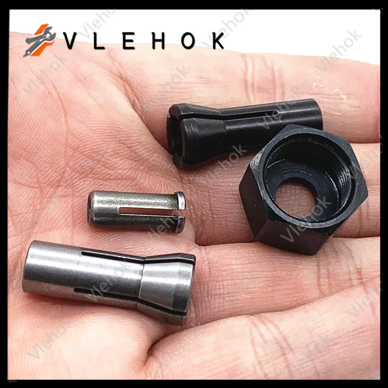 3 มม. 6 มม. 6.35 มม. Chuck Nut สําหรับ Makita M909 M9100 MT910 MT911 MT912 DIE เครื่องบด