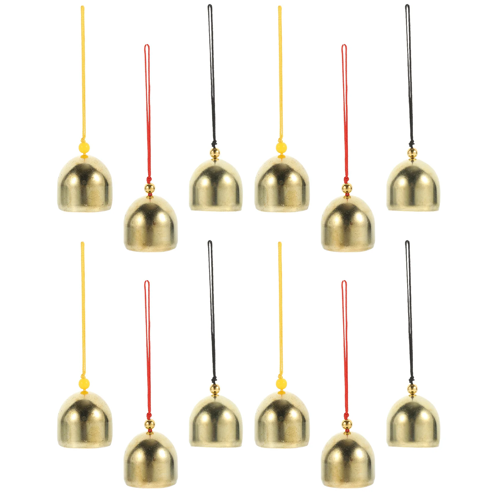 

12Pcs Copper Bells Xmas Decorations Festive Golden Bells for Small Spaces Gardens and Christmas Weddings Christmas Ornaments