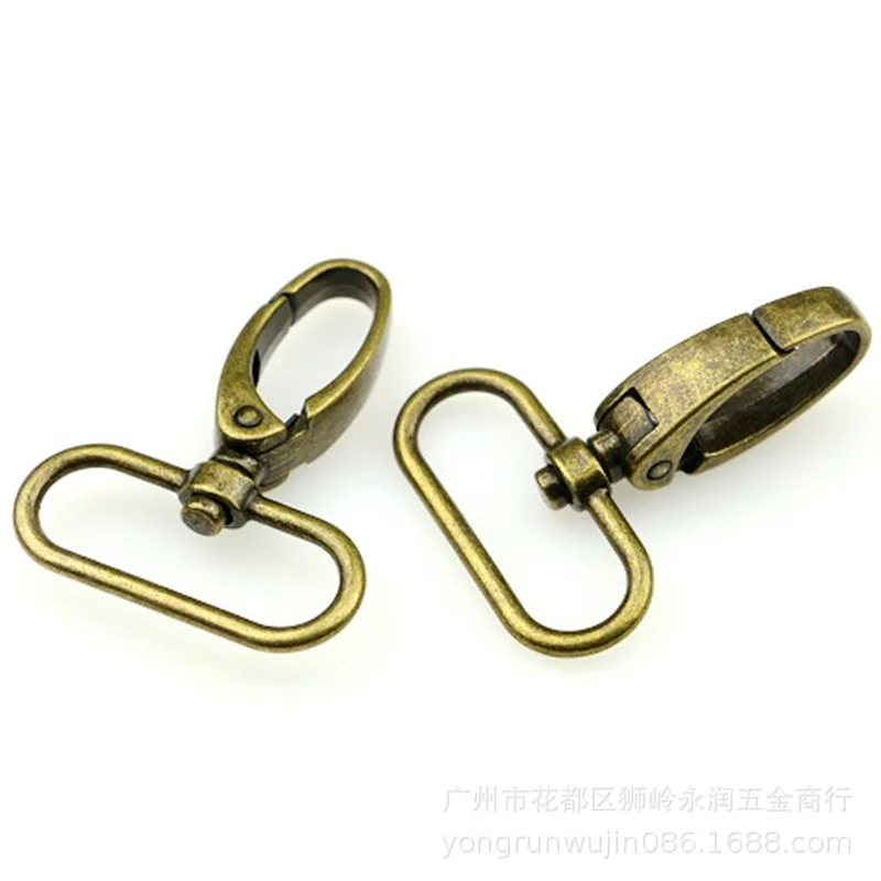 

16-38mm Bag Strap Trigger Clasps Buckle Metal Swivel Lobster Clasp DIY Webbing Snap Hooks Keychain Trigger Buckles Accessory