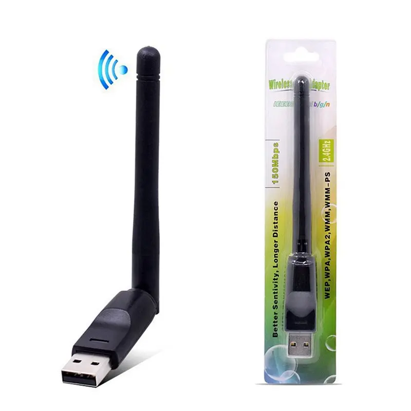JABS-2X NIC Receiver Driver-Free USB Wireless Wifi All-In-One NIC Receiver PC Laptop Wifi External Transmitter