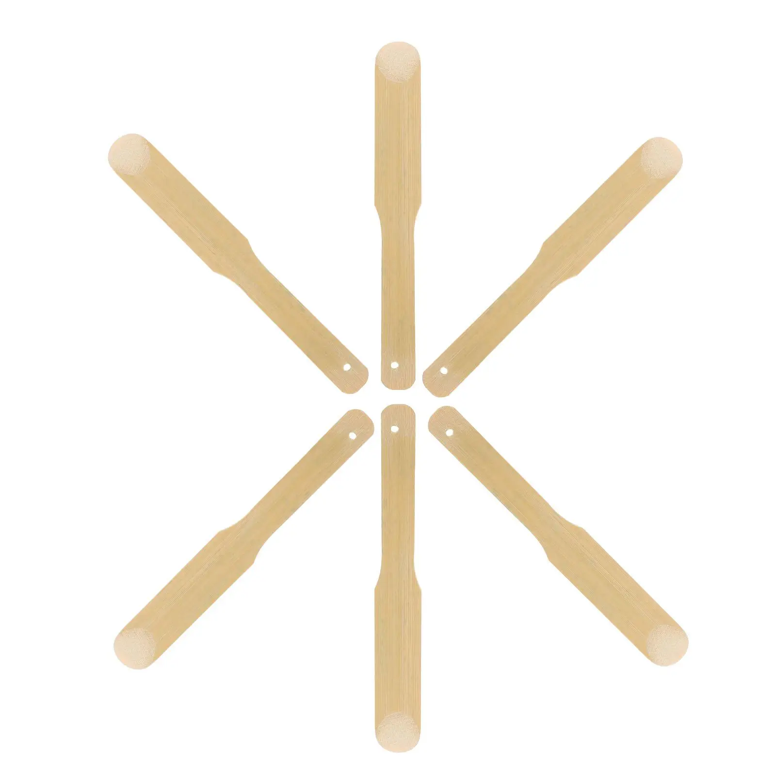 

6 pcs Bamboo Dumpling Stuffing Spoons Pickling Serving Cooking Filling Tools Mixing Scoops Practical Longlasting Kitchen