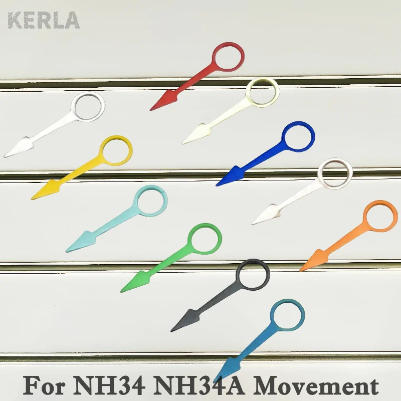 

8.5mm NH34A Hand Colored Watch Pointer for Rolextbes NH34 Movement Modified Part Replacement Adjust Time Zone Mechanical Hands