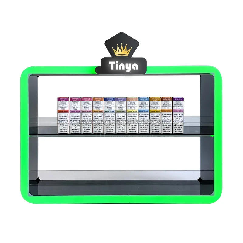 custom.Tinya Factory Customized Led Smoke Shop Display Display Stand Cabinet Display