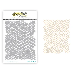 HonB Netting A2 Cover Plate Wykrojniki na Nowy Czerwiec 2024 Scrapbooking Tworzenie papieru Bee Frame Craft Card bez znaczków