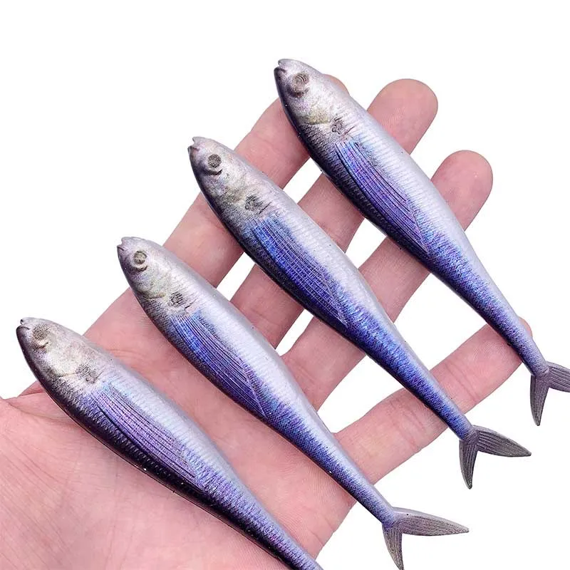 Señuelo de silicona Shad Swimbait 12,5 cm – Impresión 3D para lucio