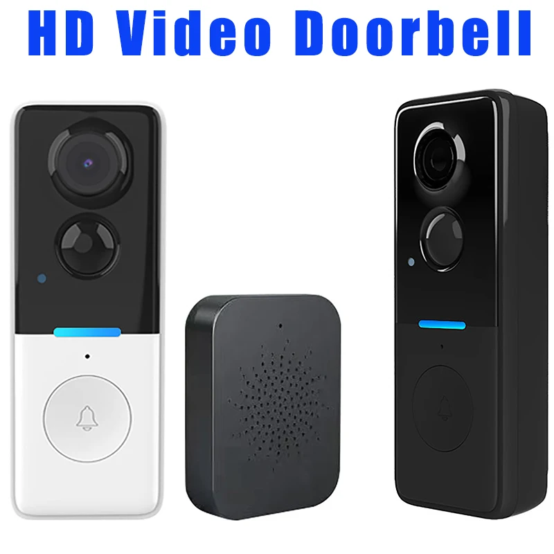 

Камера дверного звонка Tuya с солнечной дождевиком, двусторонний видеодомофон, 1080P, PIR, обнаружение движения, мониторинг ночного видения, дверные звонки