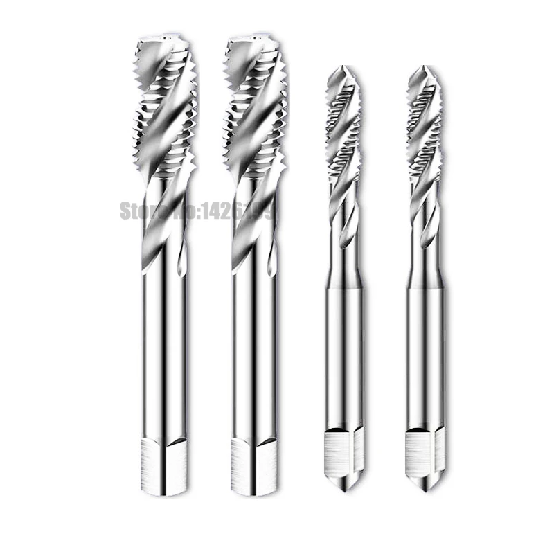 Spiral Thread Tap M3 M4 M5 M6 M8 M10 M12 M14 M16 M18 M20 M22 M24 M30 HSS Machine Metric Screw Right Hand Thread Plug Drill Tool
