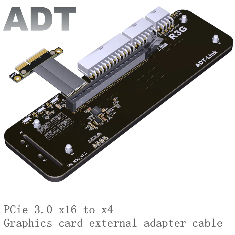 

ADT R3G desktop external external adapter PCIe x4 discrete graphics card extension cable PCI-E 3.0