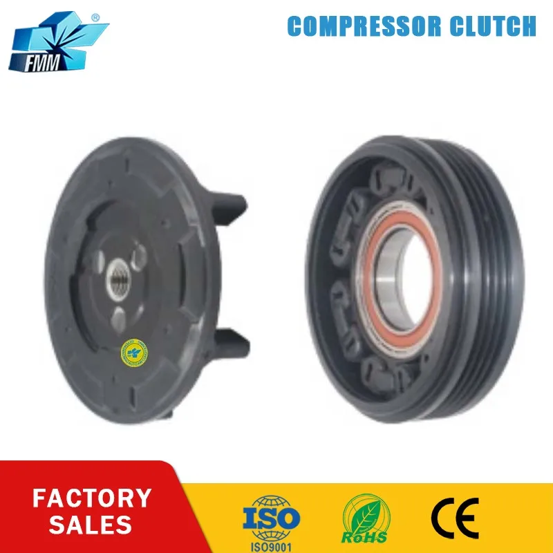 

FMM 6SEU16C Air Conditioner AC Compressor Clutch Pulley for BMW E60 530 525 2.4L-3.2L 4pk 100mm