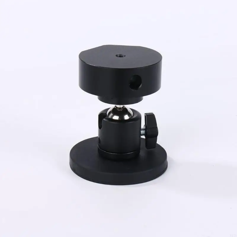 Aluminum Metal Equipment Mount with Padded Contact Base, Ball Head Positioning, and No-Drill Placement on Car X37F