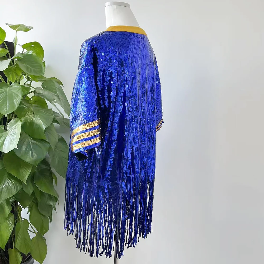 Sigma Gamma RHO Sassy Sequin Fringe T-shirt