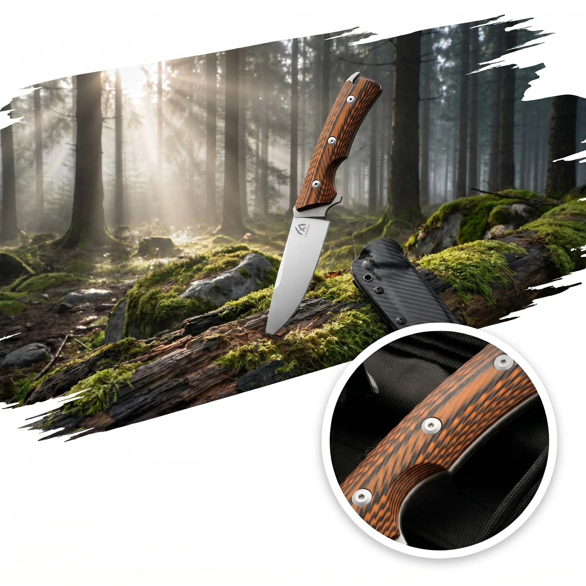 Classic solid color outdoor cutting tools, wear-resistant and durable materials, suitable for casual travel, home life, and gene view 4