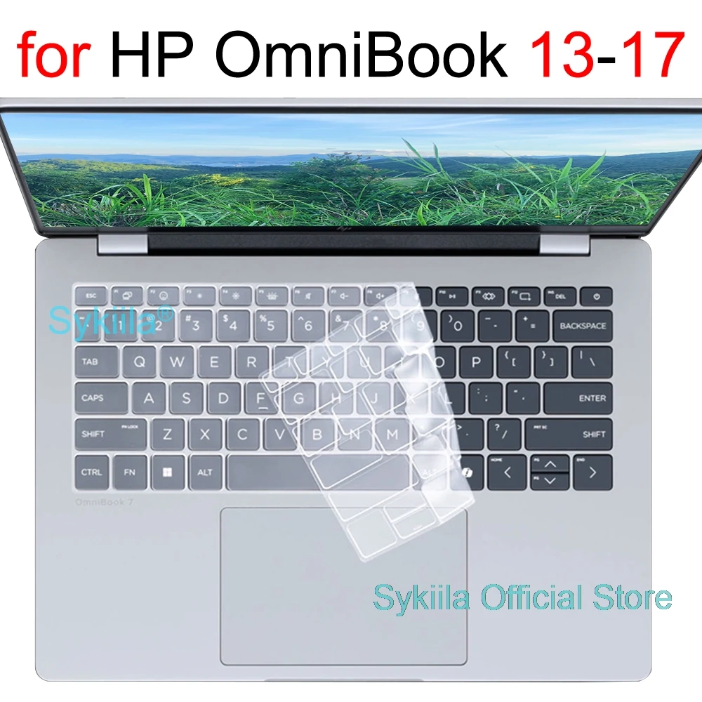 Keyboard Cover for HP Omnibook 3 5 7 X Ultra Flip AI 13 14 15 16 17 fh fd fp he az fb bf dc ha Silicone Protector Skin Case Film
