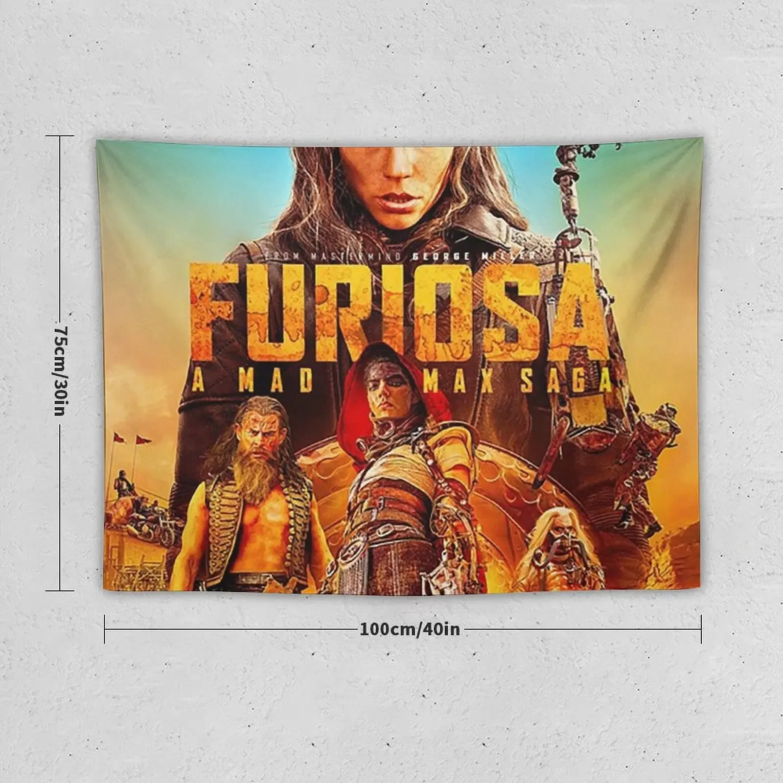 Furiosa - A Mad Max Saga (2024) ملصق نسيج سجادة جدار ديكور جدران ديكور المنزل نسيج جمالي