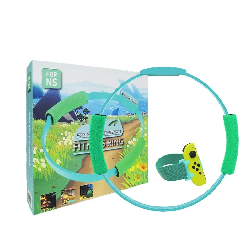 2024 New Adjustable Elastic Leg Strap Sport Band 45cm/60cm Ring  Grips Leg For Switch Joy Ring Fit Adventure Game