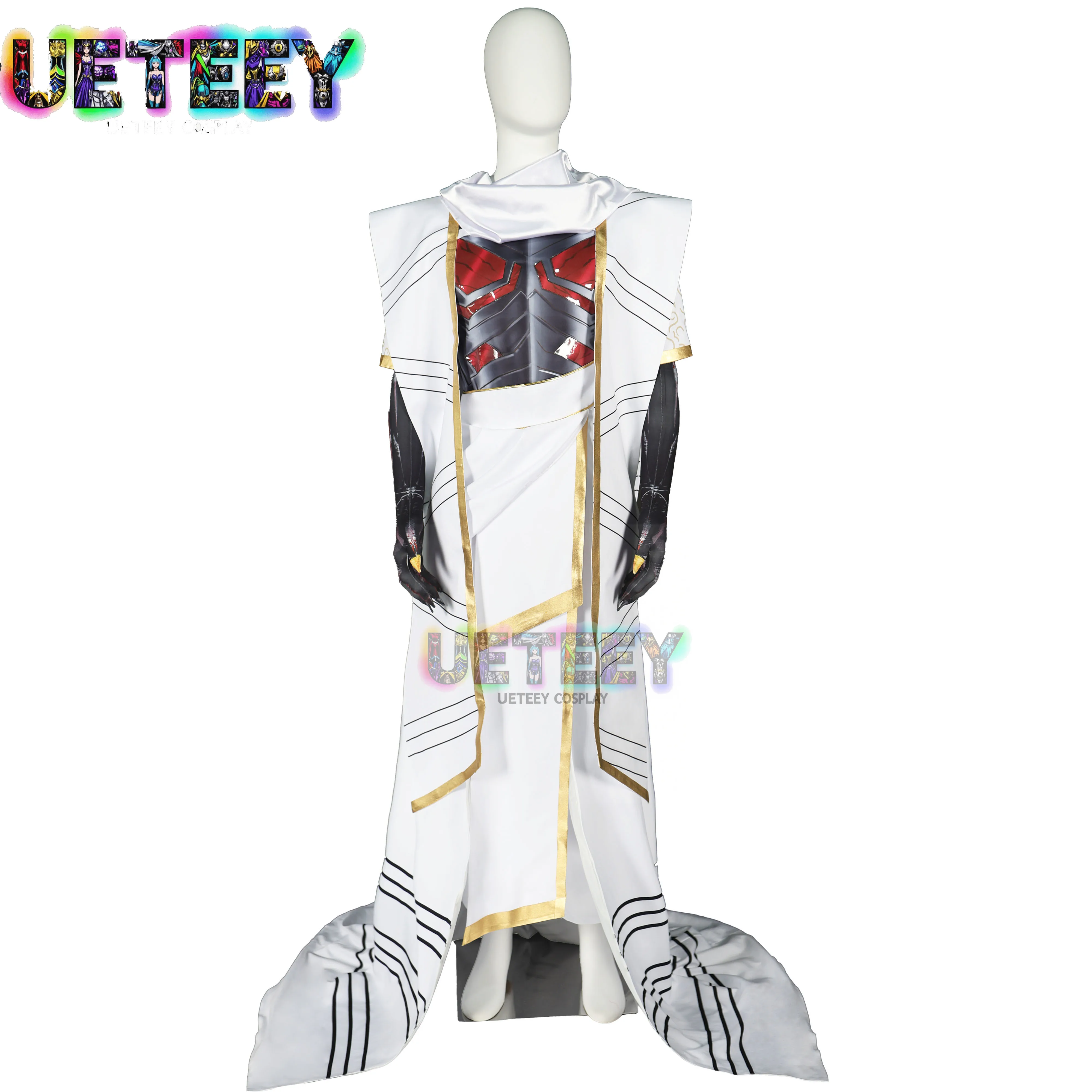 UETEEY COS Limbus Company Ring Finger Hong Lu Cosplay Costume Game Anime Outfit C Costume Halloween Costume