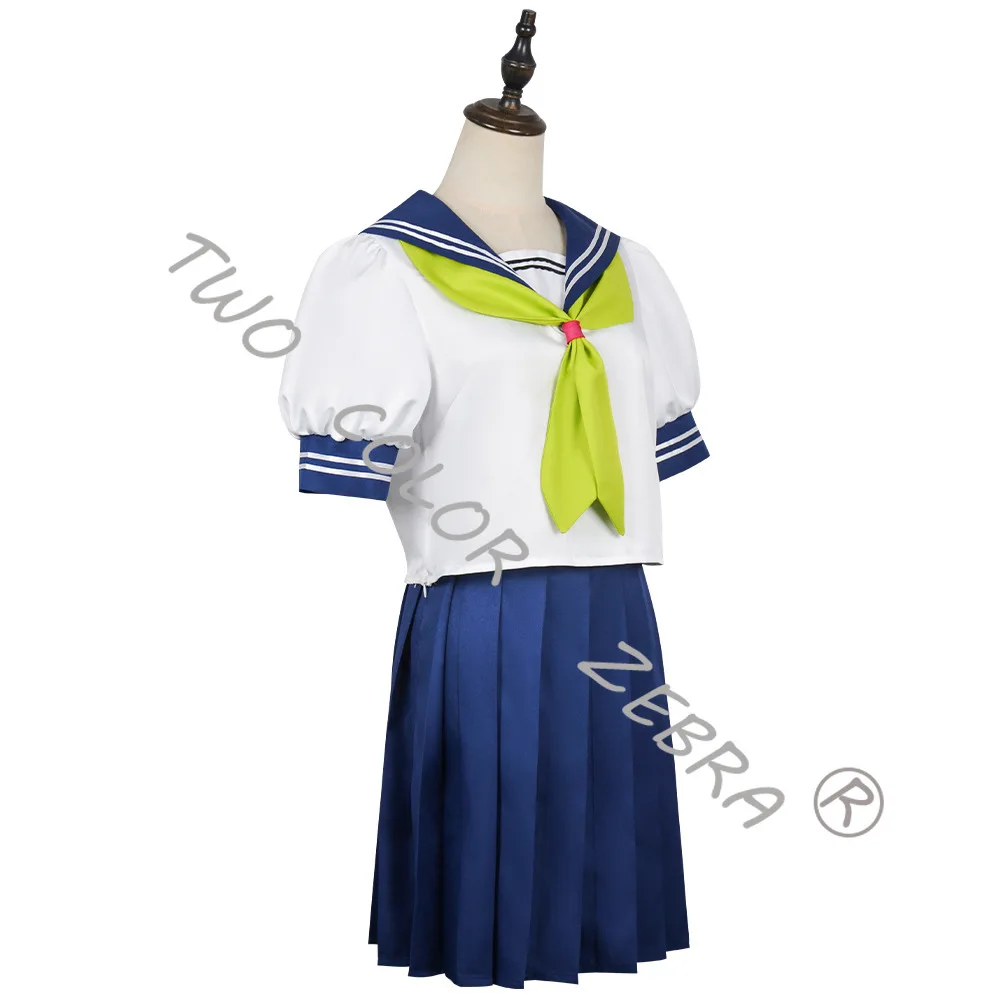 New Anime You and I Are Polar Opposites Miyu Suzuki Cosplay Costume Wig JK School Uniform Cute Japanese Style Campus Set view 4