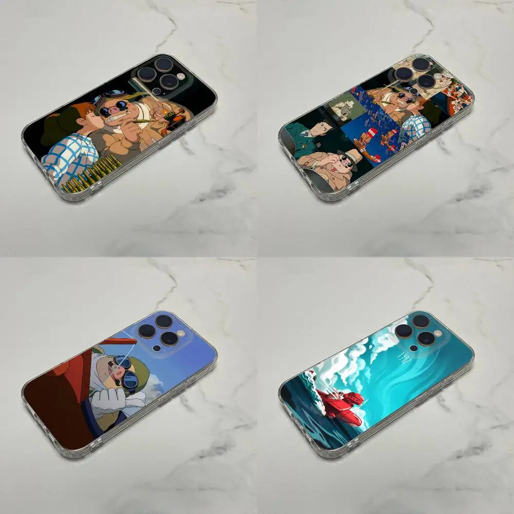 

Anime Cartoon Red Pig Phone Case For iPhone 16,15,14,13,12,11 Plus,Pro,Max,XR,XS,Plus,E,SE4,Mini Transparent Shell