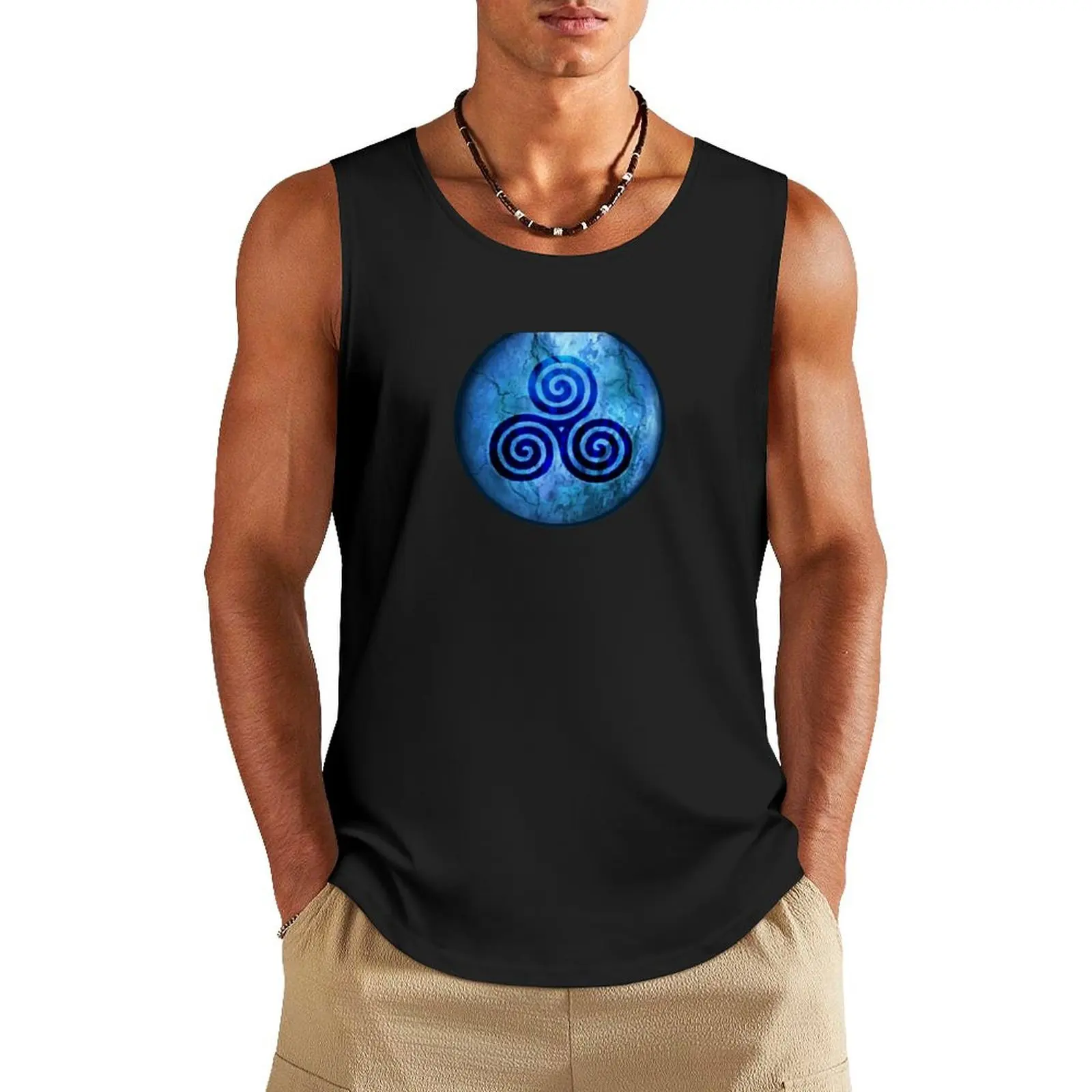 

Celtic Triskele Symbol Tank Top Sleeveless T-shirt t-shirts man sports vest