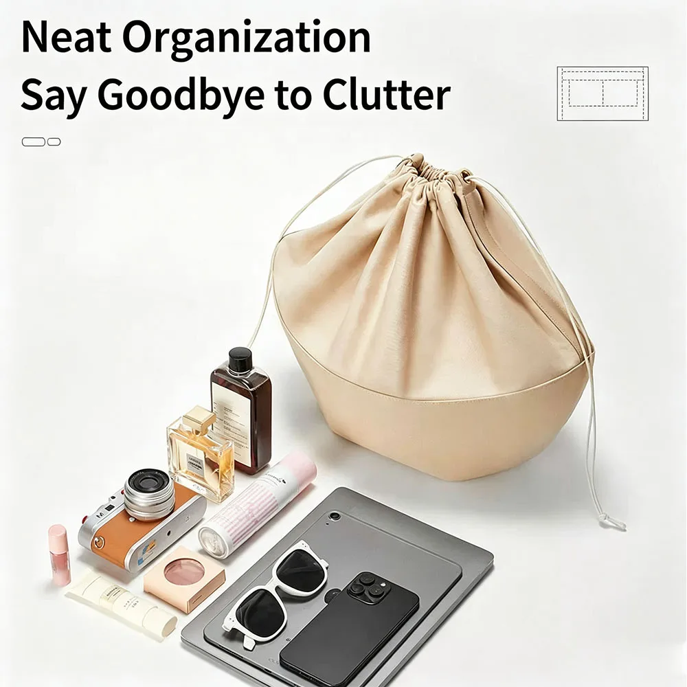 Craftsmanship Workshop Suitable for Polene Straw Bag Inner Liner, Cyme Raffia Bag Drawstring Bag Support